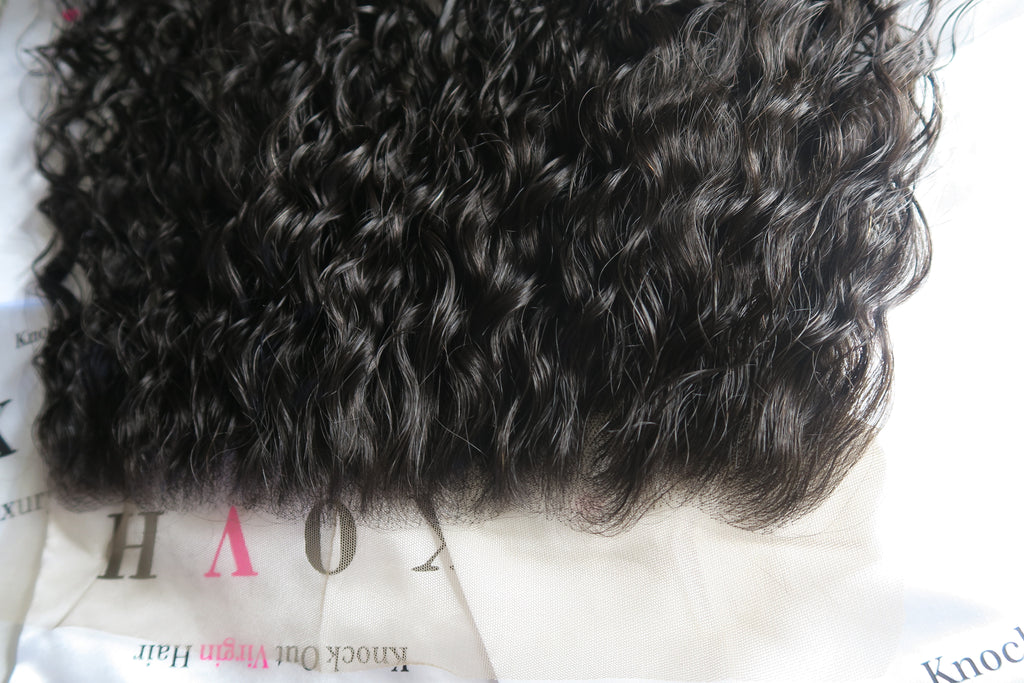Raw Indian Loose Steamed Curly HD Lace Frontal