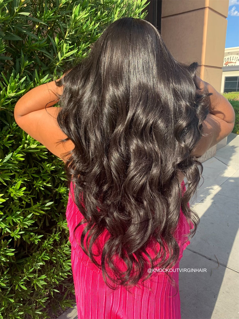 Classic 7 Set Clip-In Extensions - Raw Natural Wavy